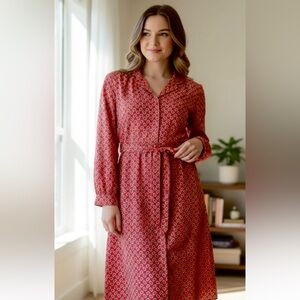 Paisley print vintage dress